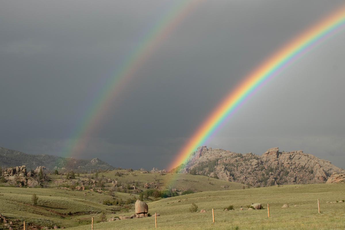 Wyoming Double Rainbow